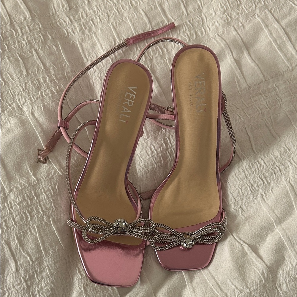 Pink Strappy Sandals